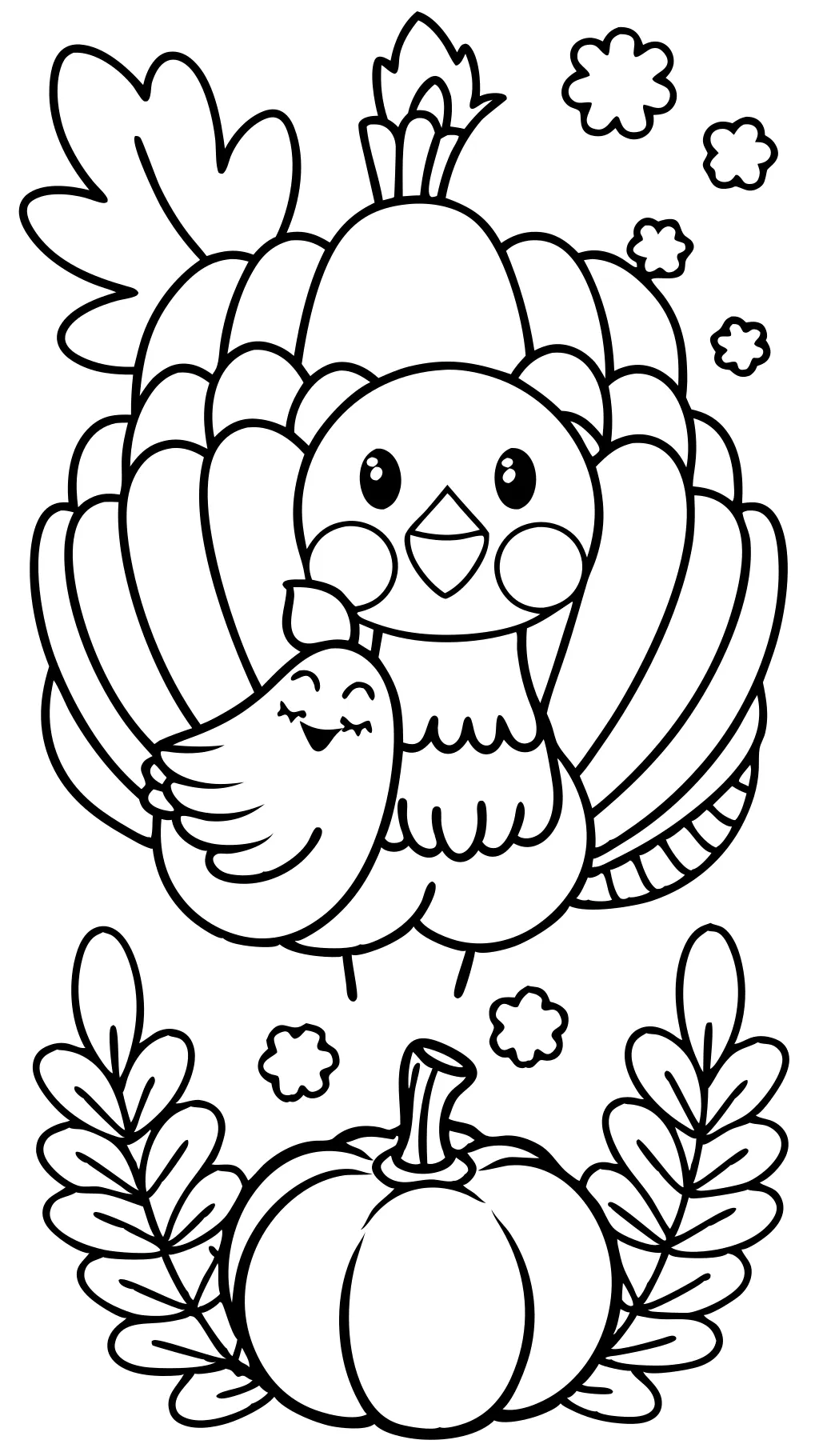 printable thanksgiving color pages